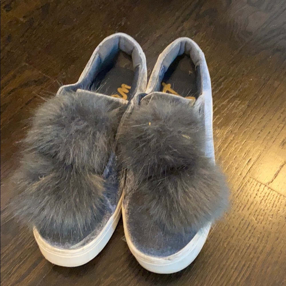 Sam Edelman Blue platform tennis shoes